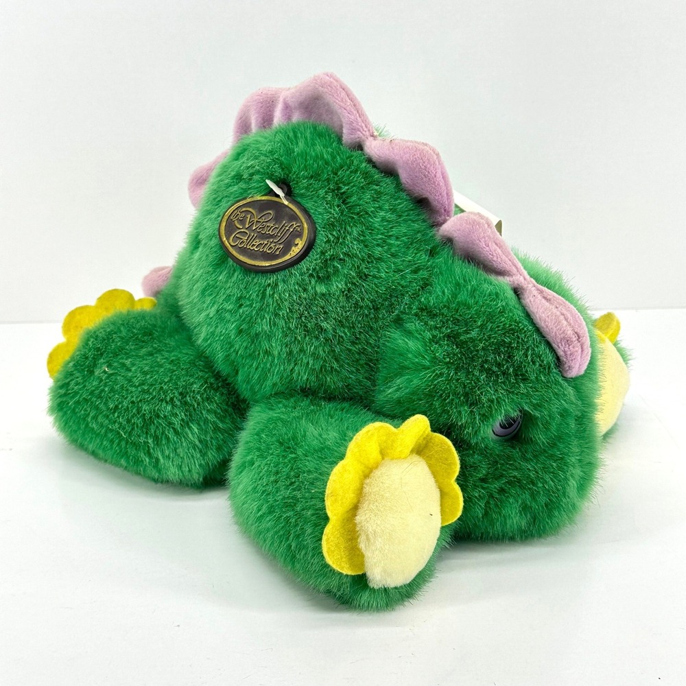 Vintage Dinosaur Plush Westcliff Collection Stuffed Animal 8" RARE Stegosaurus
